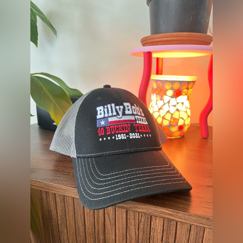 Billy Bob's Texas Black and Gray Cap